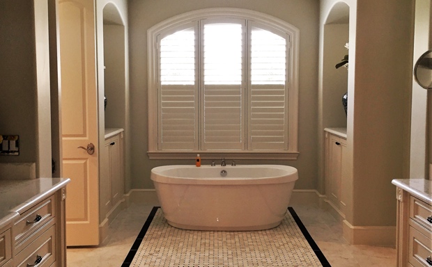 Bathroom in a mediterranean home