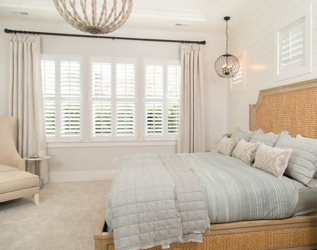 HOME Basics Oak 2-1/4 Plantation Faux Wood Interior Shutter