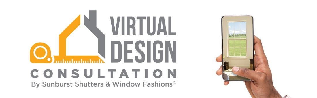 Sunburst shutters virtual design logo