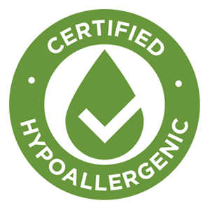 certified hypoallergenic green logo