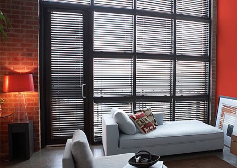 Basswood blinds in an apartment