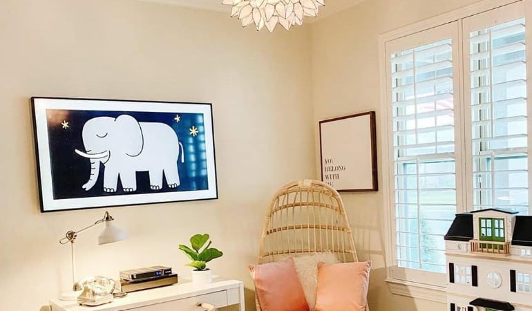 Photo Credit: Kathy M.,Daily Nest Polywood shutters is a home office/child's bedroom