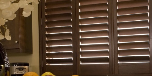 Timberland shutters in a kitchen